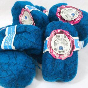 Mohair Yarn Vintage Italian  Riviera Flausch / 5 x 40 gram skeins